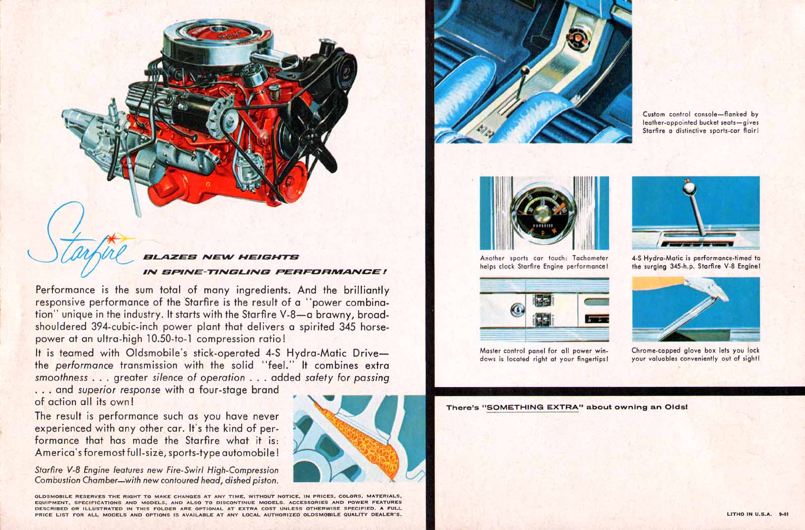 1962 Oldsmobile Starfire Brochure Page 4